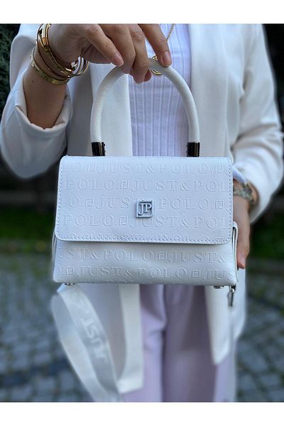 H&D COLLECTİON Geantă de mână și de umăr cu 3 compartimente dimensiune mini - Cu curea coloană 4105