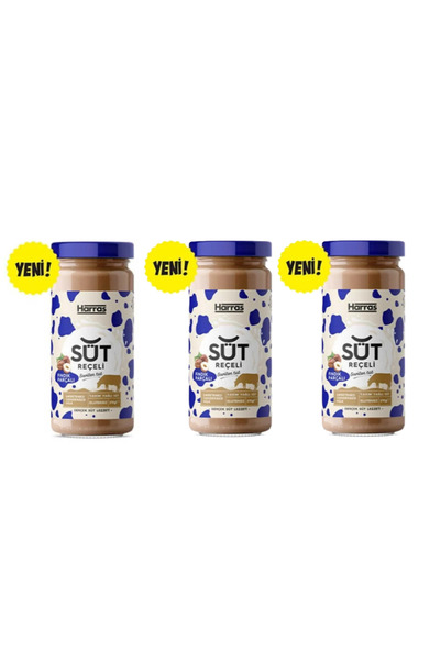 Harras Fındıklı Süt Reçeli 270gr x 3 Adet