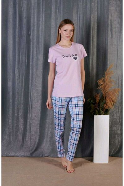 BAŞAKSU COLLECİTON Başaksu 2308 Model Cotton Pajamas Set