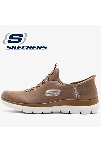 SKECHERS Slip-İns Summits 150254TK Unisex Spor Ayakkabı TABA