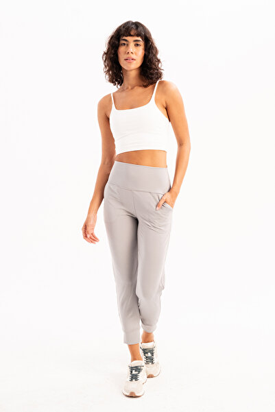 JUSTEVER Thin Strap Light Supported White Women's Sports Bra with Removable Pads - Spica