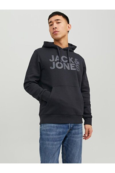 Jack & Jones Jack&Jones Jjecorp Logo Sweat Hood Noos Erkek Sweatshirt
