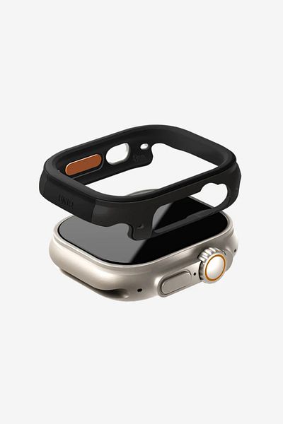 UNIQ Better By Design ساعة Apple Watch Ultra مقاس 49 ملم - حافظة من الألومنيوم المؤكسد وواقي سطحي
