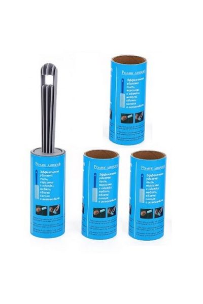 LiderGlobal 240 Sheets Feather Dust Collection Roller with 4 Refills