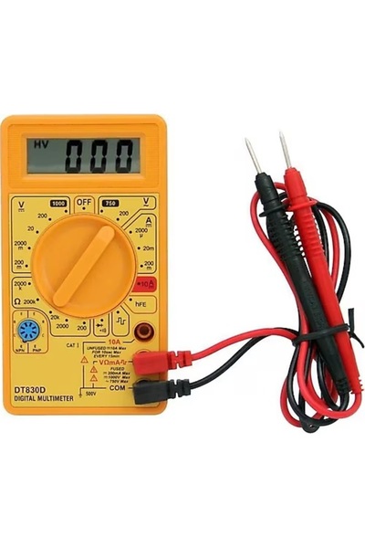 URETMAKER جهاز قياس رقمي متعدد DT830D