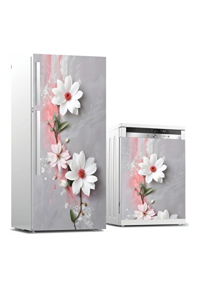RENKLİ HOBBY Buzdolabı Ve Bulaşık Makinası Kapağı Kaplama Sticker - Kapak Fol...
