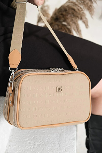Just Polo Original Women's Adjustable Long Strap Shoulder Bag Shopper 17X27