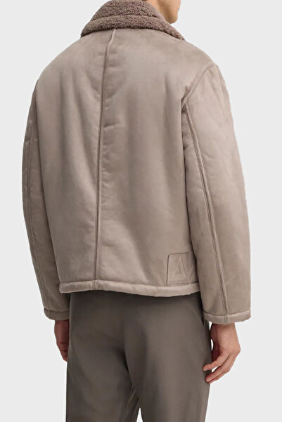 Armani Exchange Süet Logolu Regular Fit Mono Yaka Mont Erkek MONT 6DZB03 ZE1FZ 17AC