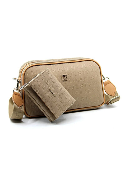 Just Polo Original Women's Adjustable Long Strap Shoulder Bag and Wallet Comb...