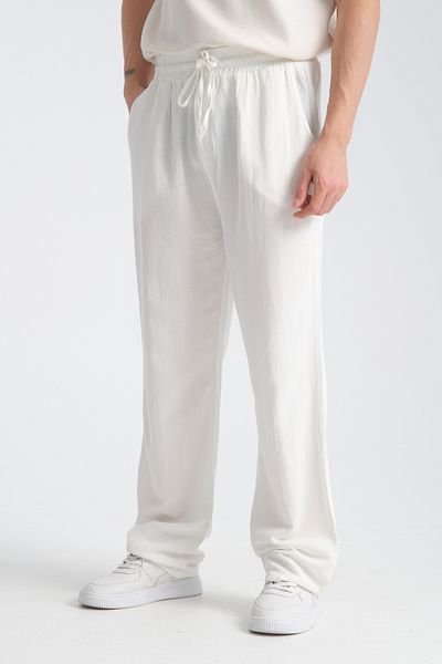 Redline Comfortable Linen Men's Trousers - Saga Baggy Fit