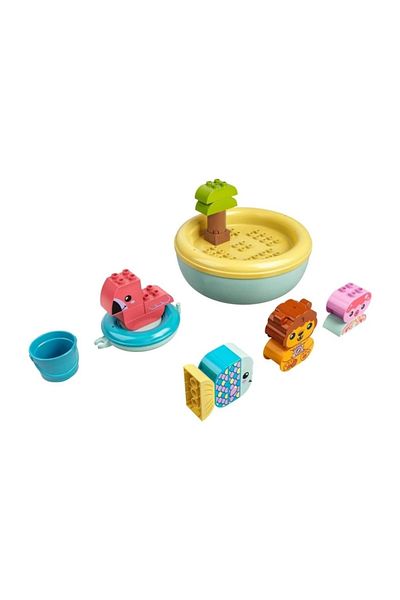 KdrElektronik Child 10966 ®   Duplo ®   Bath Time Fun: Floating Animal Island, 20 Parts, +1.5 Years