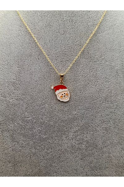 Han Ticarethane Christmas Themed Santa Claus Necklace