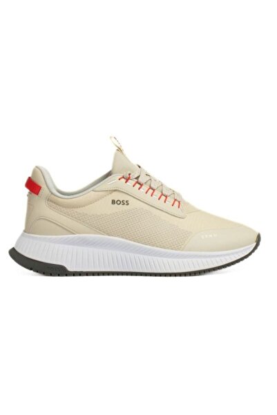 BOSS Erkek Marka Logolu Bağcıklı Kaydırmaz Tabanlı Günlük 276 Sneaker 50529544-276
