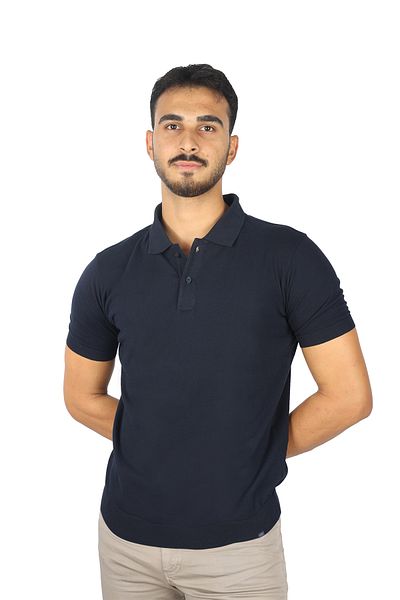 PAUL&SHARK Men's Regular Fit Short Sleeve Blue Polo Neck T-Shirt 23411612-013
