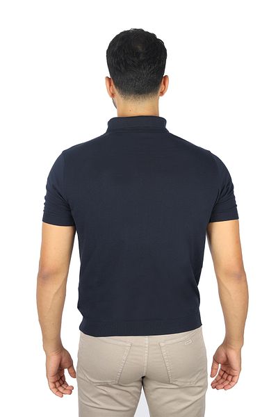 PAUL&SHARK Men's Regular Fit Short Sleeve Blue Polo Neck T-Shirt 23411612-013