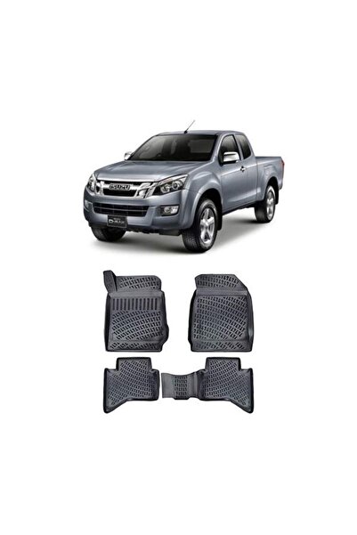 Rizline Isuzu D Max Paspas 2012 Sonrası 3d Havuzlu Paspas Siyah