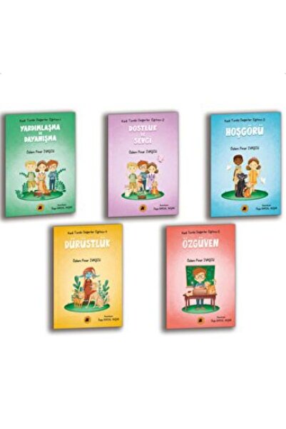 2E Kitap مجموعة التدريب على قيم القطة تومبي (5 كتب)