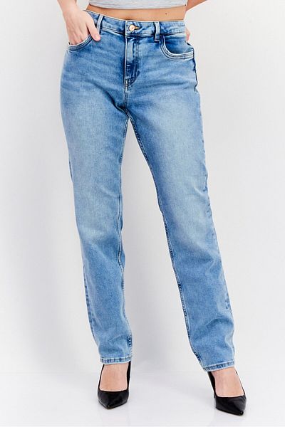 Esprit Women Slim Fit Washed Stretchable Denim Jeans, Blue