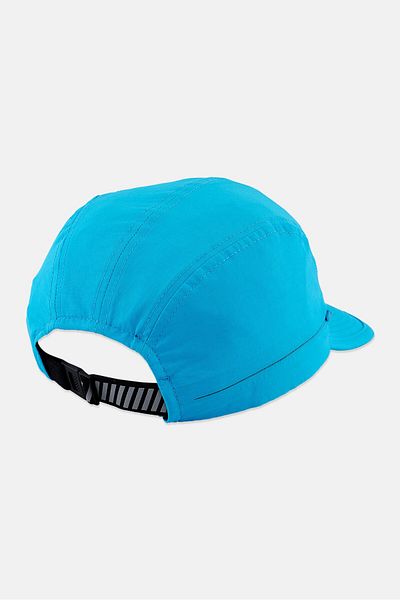 New Balance Women Graphic Print Push Lock Closure Cap, Blue