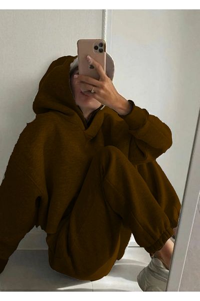 Vengeance Outlet Γκρι Oversize αθλητικές φόρμες 2 κλωστών