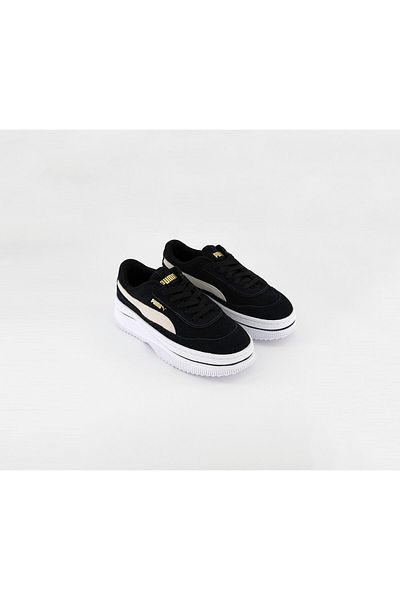 Puma Women Deva Suede Shoes, Black And Marshmallow