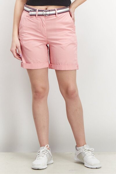 Tommy Hilfiger Women Plain Five Pocket Shorts, Pink