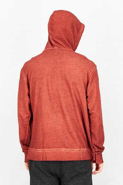 Puma Men Sportswear Fit Hooded Long Sleeve Brand Logo Sweatshirt, Brown
