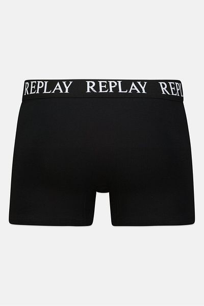 Replay Men 2 Pack Brand Logo Trunks, Red