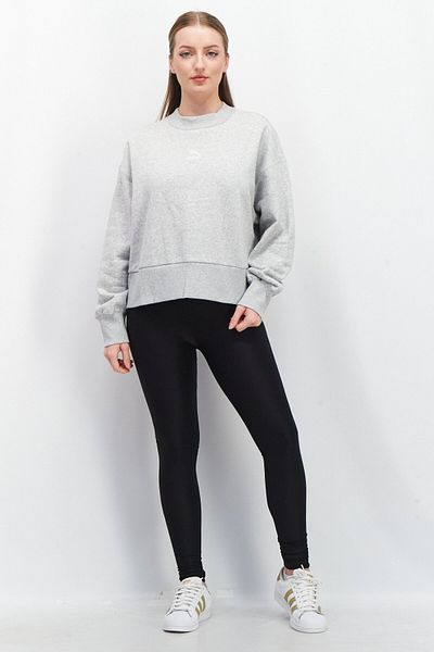 Puma Women Sportswear Fit Training Sweatshirt, Grey Heather