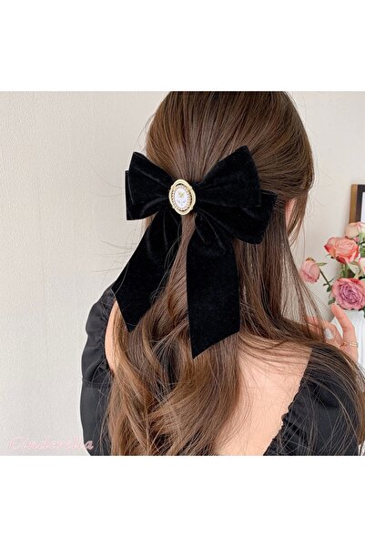 Cinderella Fundita din catifea neagra mata - detaliu flori de trandafir, cata...