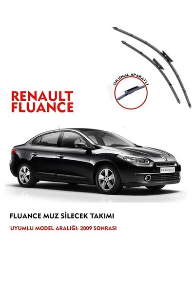 KRUGER Fluance Muz Silecek Takımı 2012 Model Privilege Ve Extreme Paket Araca Özel . Aparat