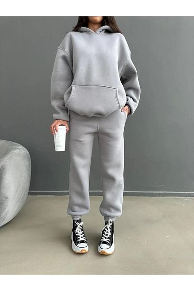 DAXİS Sportwear Company ΓΥΝΑΙΚΕΙΑ Σετ φόρμας με κουκούλα
