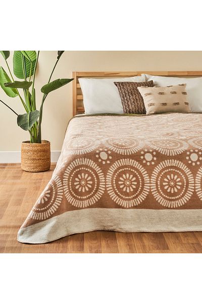 Bella Maison Oriane Single Cotton Blanket Beige (150X200 cm)