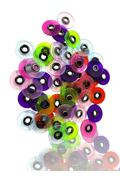 MİR Eğitici Çubuk Mıknatıs Pulu - Manyetik Pullar Renkli Pullar Sayı Sayma Pulları (50 Adet)