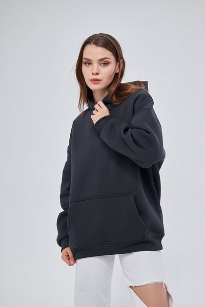 Moda Işık Hanorac de bază unisex afumat - Hanorac 100% bumbac