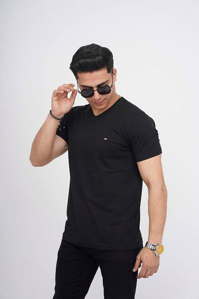 Est Estola Ανδρικό μπλουζάκι Koton Lycra Slim Fit με λαιμόκοψη 3ο ΣΕΤ