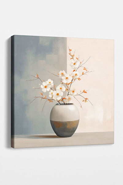TabloShop Sanatsal Vazo ve Çiçek Tablosu