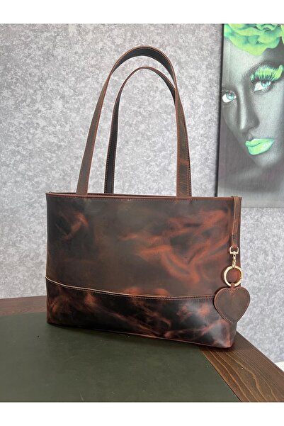 ÖzkanAccessory Crazy Deri Trend Model Kadın Kol Çantası