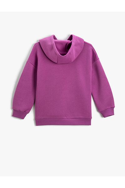 Koton Lol Surprise Printed Hooded Sweatshirt Licensed Long Sleeve Glitter