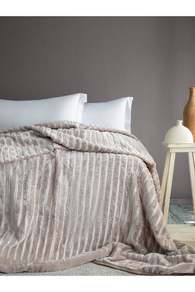 BED LİNE Bedline Gentle Blanket Mink 200*220 cm