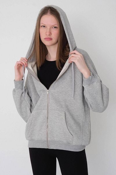 Addax Zippered Hooded Sweatshirt H0725