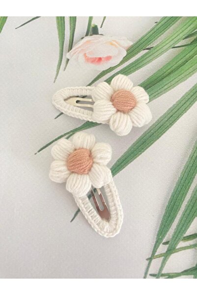 Kadın Girişimciler Atölyesi Accesoriu de păr organic cu cataramă snap din 2 b...