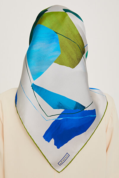 Armine YENİ SEZON - 2024 SONBAHAR KIŞ - DJ SAF İPEK EŞARP 9241D (S)  ( SURA)- 03703