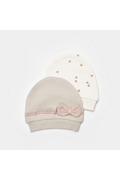 Biorganic Sweet Lady 2-Piece Baby Hat 72245