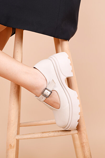 Getcho Junota Women's Beige Babet Shoes