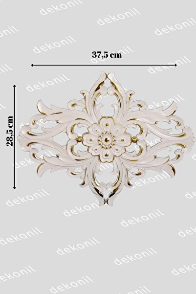 Dekonil Beyaza Altın Yıldız Duvar Ve Tavan Motifi (37*29cm)