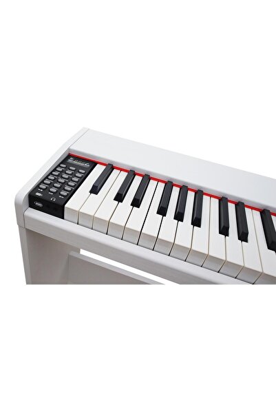 JWIN SDP-88 Tuş Hassasiyetli 88 Tuşlu Dijital Piyano - Beyaz