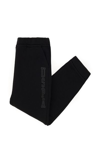 U.S. Polo Assn. Baby Girl Black Sweatpants 50296425 -Vr046