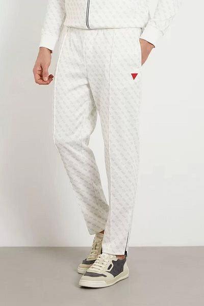 Guess Ανδρικό λευκό φούτερ Korbın Pant Z2bb05fl04q-p05n