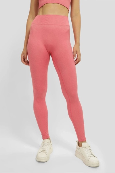 Guess SARA RIB-SEAMLESS LE Kadın Pembe Tayt V4YB00Z3F90-G65P